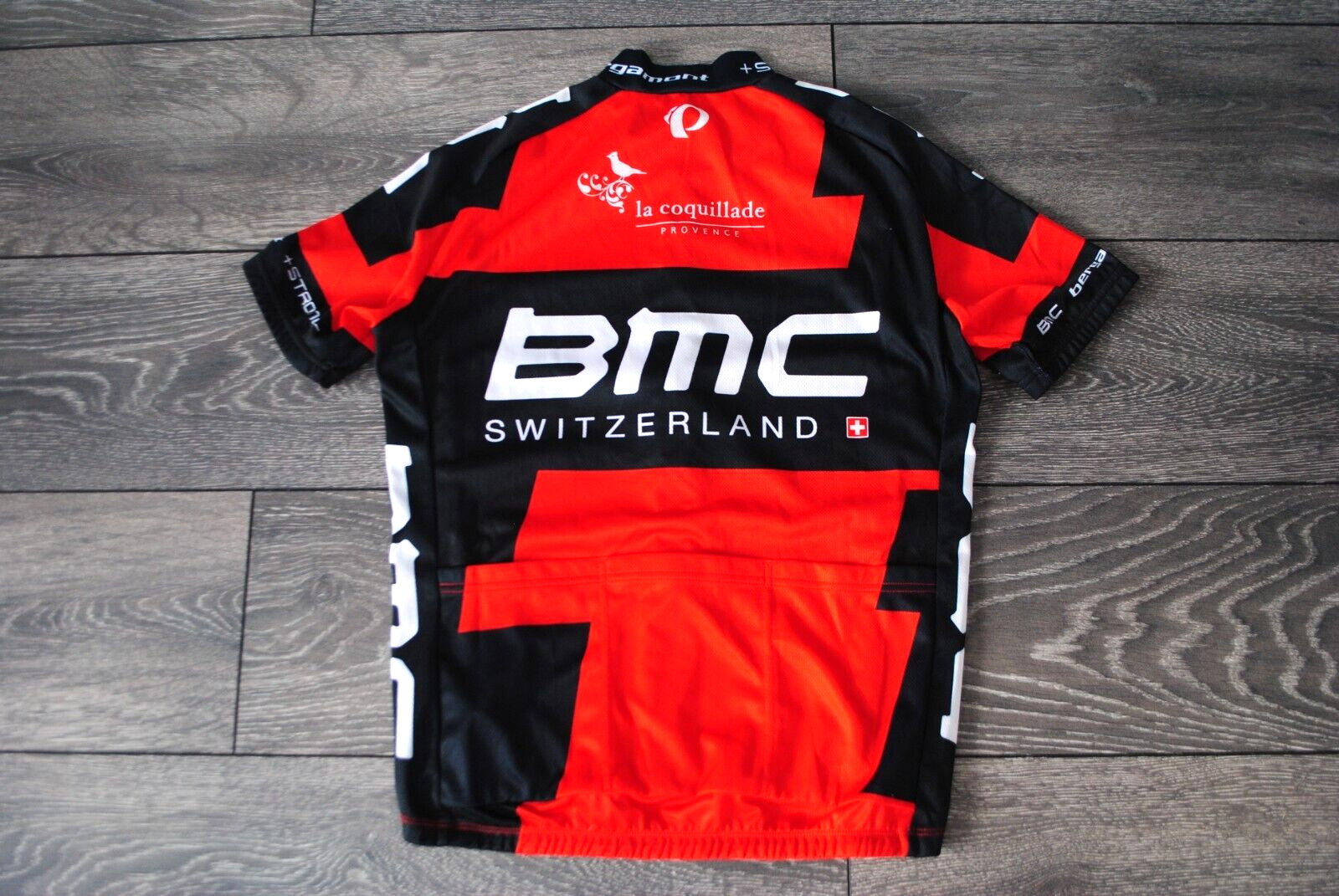 PEARL IZUMI MENS XS CYCLING BMC SWITZERLAND SHIRT JERSEY TRI