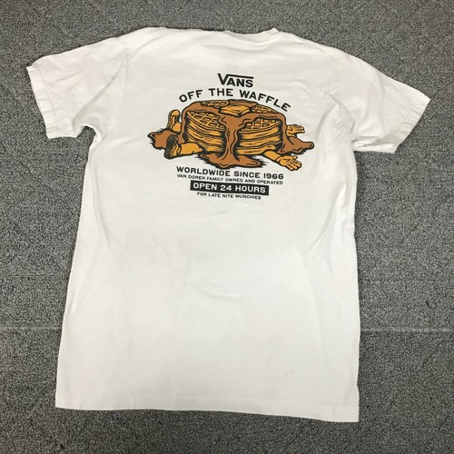 Vans T Shirt Mens Small Off the Waffle 