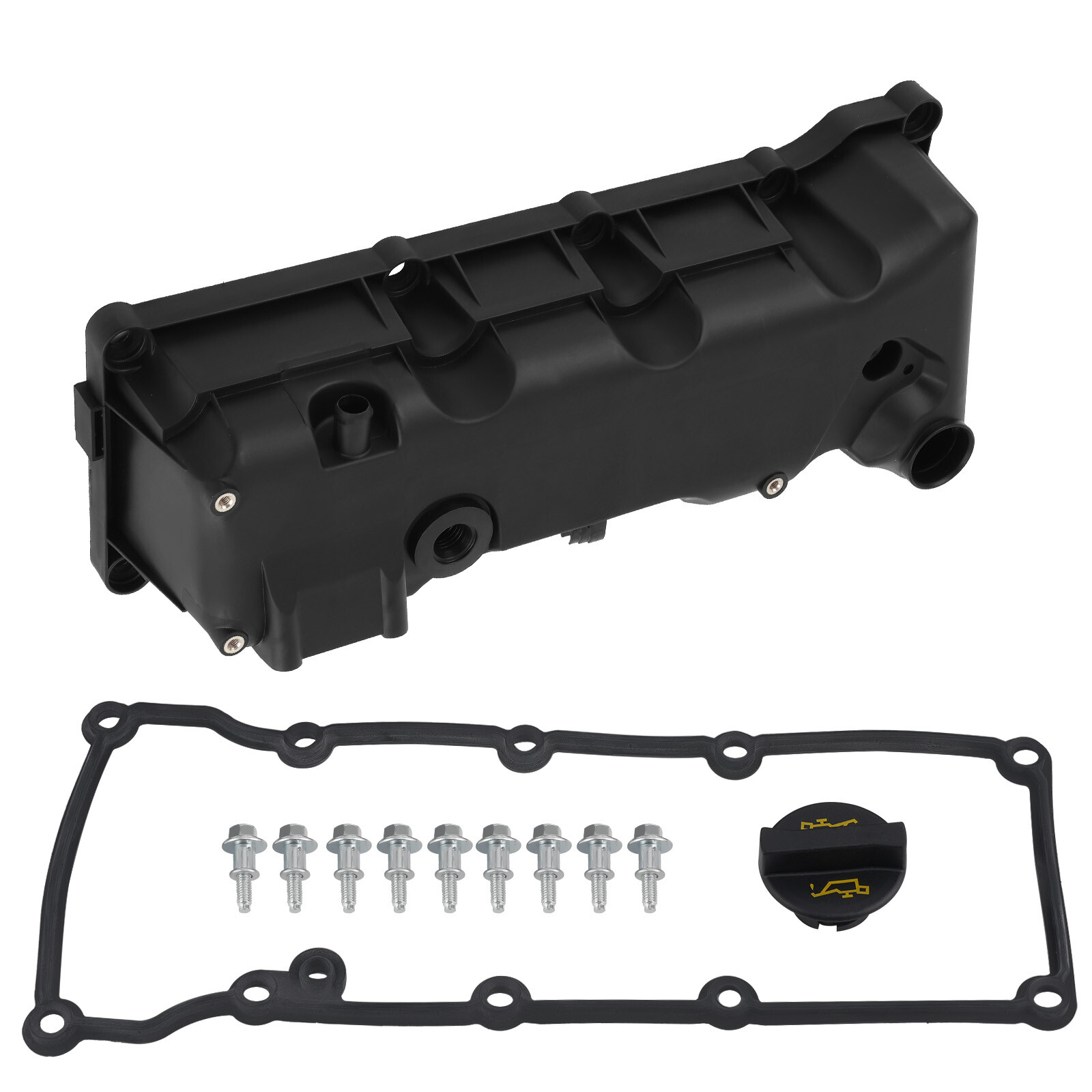 Couvercle de culasse pour Ford Fiesta V 1.3 essence de 2001 à 2008 noir d'origine OE 1328998