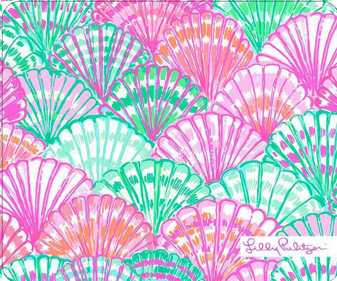 lilly-pulitzer-pattern-print-non-slip-mouse-pad-shells-66308-ebay