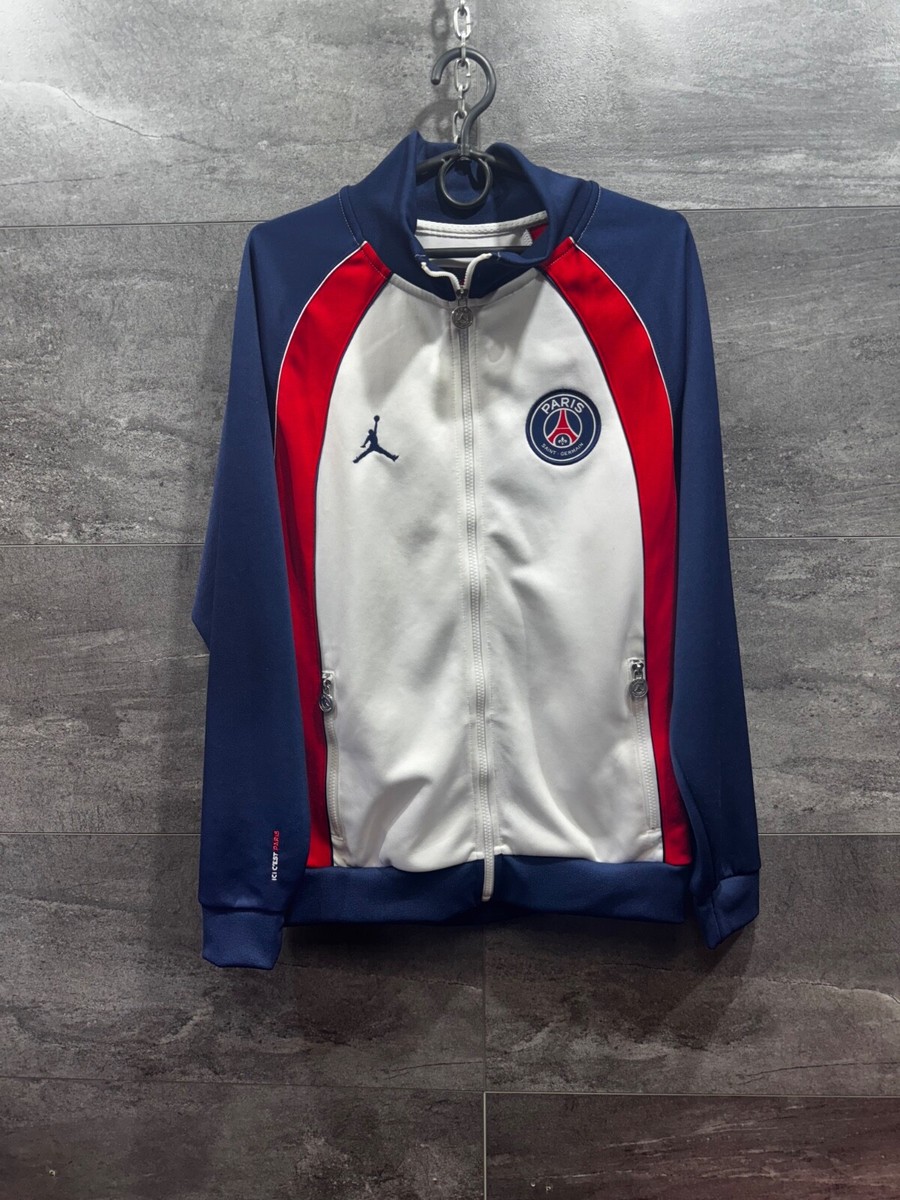 Jordan Paris Saint German Track Jacket Full Zip Logo Soccer