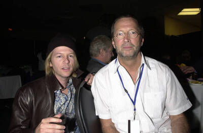 David Spade and Eric Clapton- Old Photo