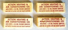 4 Vintage Action Heating & Air Grow Sponges P...