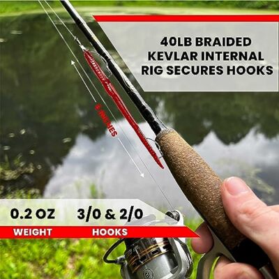 Weedless Pre-Rigged Fishing Lures Bass Set, Pike, and Anything in Between -  | eBay