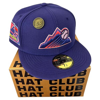 7 1/8 - Hat Club Colorado Rockies Daybreakers 25th Purple New Era