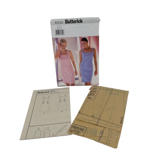Lot 3 Butterick 6524 6637 6173 Sheath Dress Top Skirt Pants UC Pattern Sz 18-22 - Picture 4 of 10