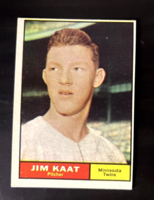 1961 Topps - #63 Jim Kaat
