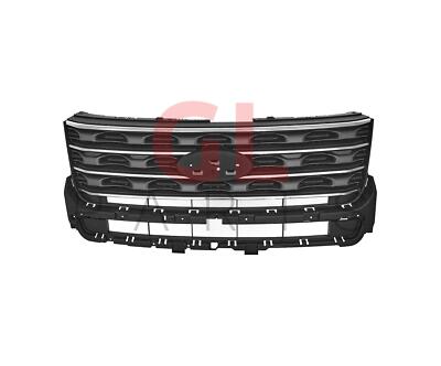 FÜR FORD EXPLORER 2016-2018 KÜHLERGRILL Mitte Chrom Grau Matt Schwarz FB5Z8200AC