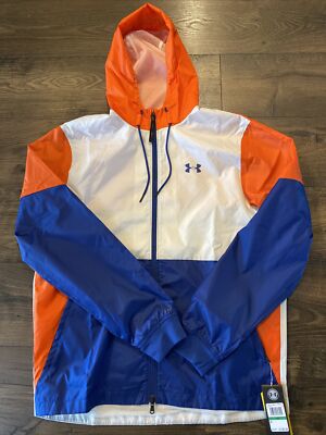 Under Armour Legacy Windbreaker Field House Jacket White Men's L