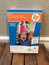 HP Premium Photo Paper for Inkjet Printers - 60 Sheets Glossy 4"x 6" Q1990A tab