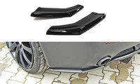Cup Diffusor Ansatz Aston Martin V8 Vantage Heckansatz Flap Splitter Schwarz ABS