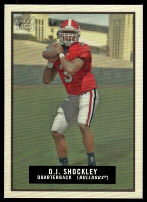 2009 Topps Magic 80 D.J. Shockley Georgia Bulldogs Football Card