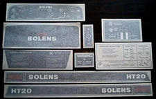  Bolens HT 20 Decal Set