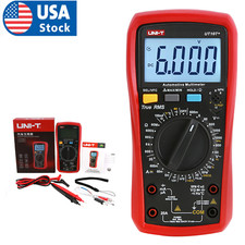UNI-T Digital Automotive Multimeter mS PULSE Tach Dwell Temp RPM Battery Tester