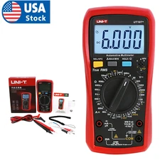 UNI-T Digital Automotive Multimeter mS PULSE Tach Dwell Temp RPM Battery Tester