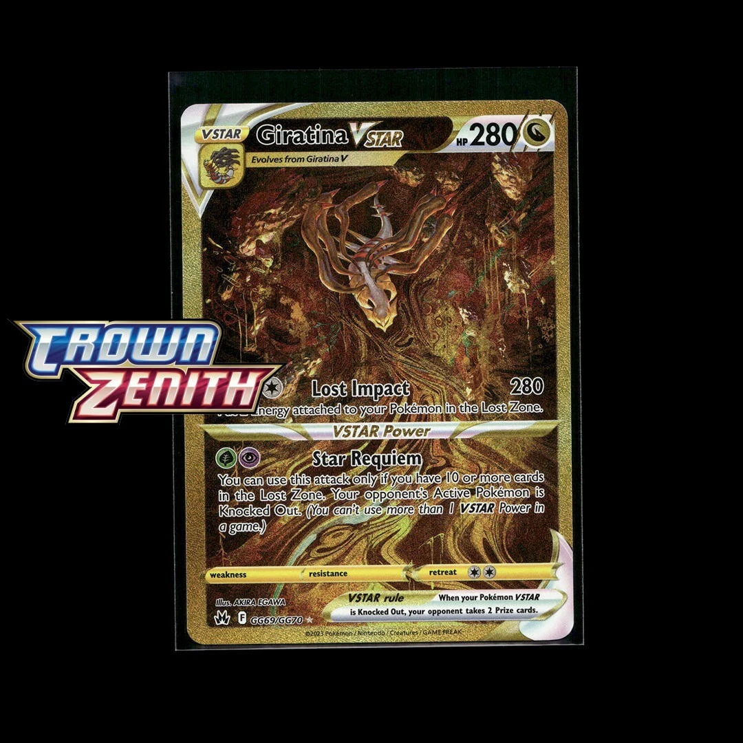 Giratina VSTAR GG69/GG70 Crown Zenith: Galarian Gallery for sale | eBay