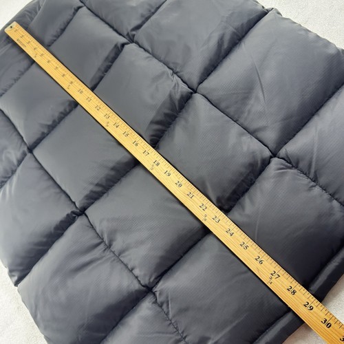 Stussy Down Puffer Vest Men’s XL Black 800 Fill Reversible Tonal Allover Script - Picture 10 of 13