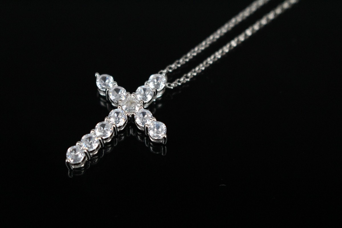PD Jewellers Custom GENUINE 925 Sterling Silver Cross