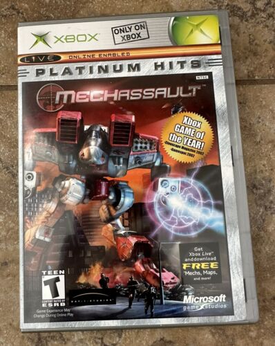 MechAssault (Microsoft Xbox 2002)  W/MANUAL, - Picture 1 of 5