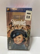 NEW Vtg 20th Century Fox DIMPLES VHS Shirley Temple