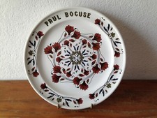 rarissime et superbe assiette BOCUSE  gastronomie chef étoilé restaurant 