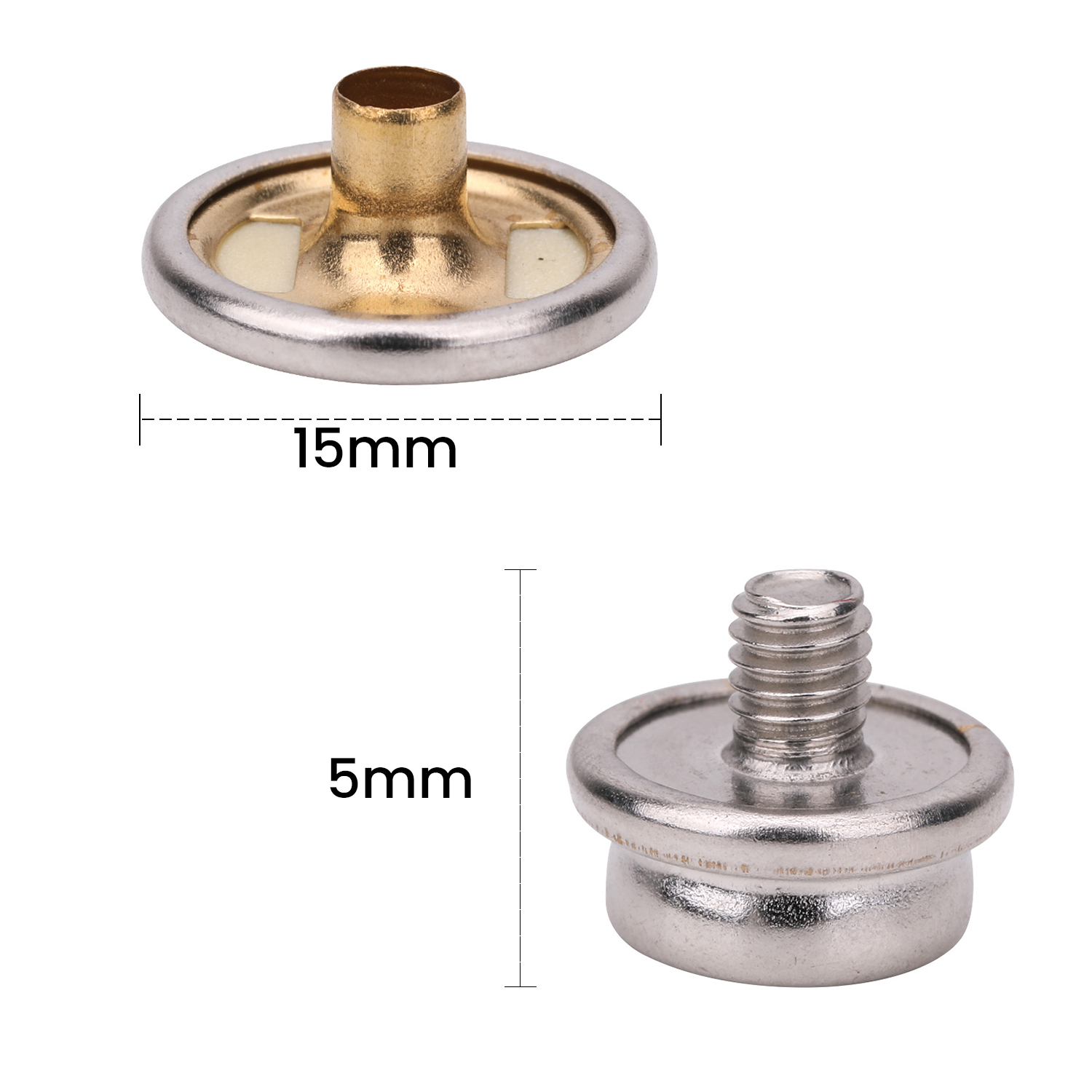 Screw Canvas Rivets 5mm/12mm Boat Cover Press Stud Snap Fasteners Screw Kit Canvas ...