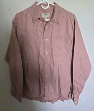 Eddie Bauer Wrinkle Resistant Button Down Shirt Size Large Excellent Condition