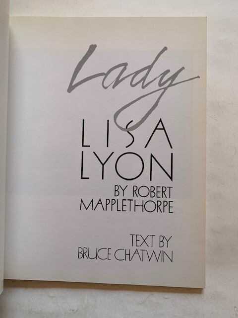LADY LISA LYON - 1ST. ED. PAPER ISSUE SIGNED BY ROBERT