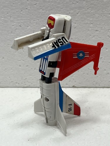 Vintage 1984 Remco Fighter Jet Transforming Robot Toy CLEAN! COOL!! - Picture 12 of 13