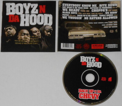 Boyz n Da Hood - Back Up n Da Chevy - U.S. promo cd, Gold DJ Stamp
