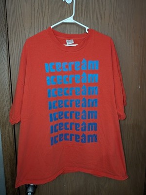 Vintage Billionare Boys Club Ice Cream Pharrell BBC T-shirt XXL 2XL Spell Out 