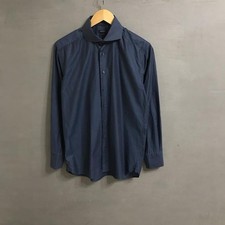 Men Suitsupply Shirt Navy Cotton 38 / M / 46