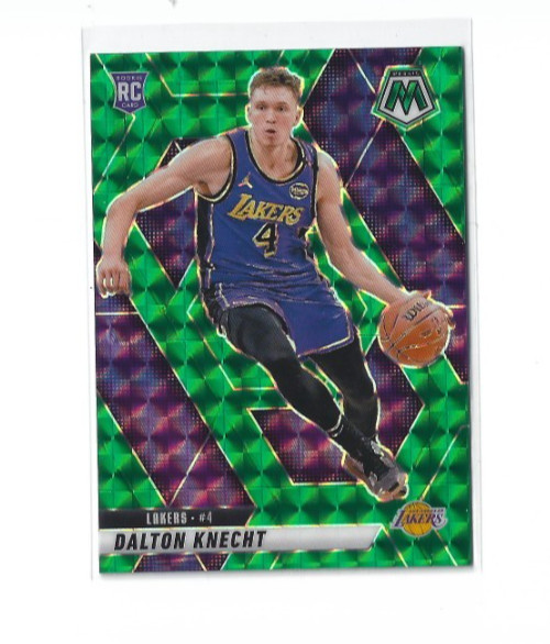2024-25 Panini Mosaic - Dalton Knecht RC #238 Green Mosaic Prizm Lakers