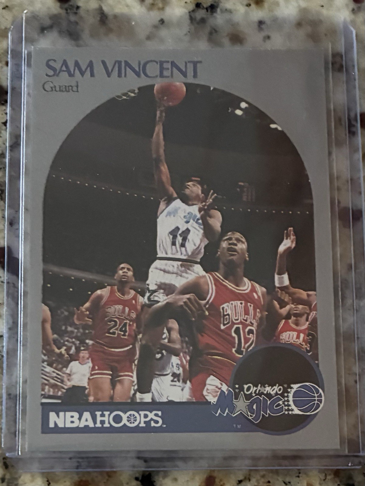 1990 HOOPS Sam Vincent #223 Michael Jordan Showing