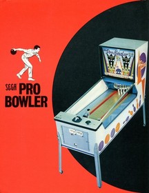 Pro Bowler Sega Vending Arcade FLYER / Brochure / Ad - Excellent - RARE
