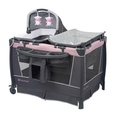 Simply Smart Nursery Center Playard, Dash Pink