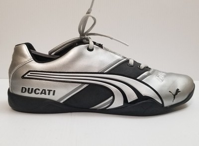 Puma Mens Ducati x Penigale II Black Silver Sneakers Shoes Size US 11 302400