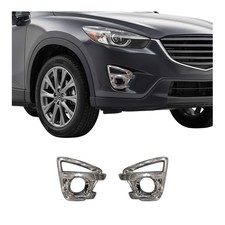 Nebelscheinwerfer Rahmen Umrandung für Mazda CX-5 2015-2017 ABS Chrom