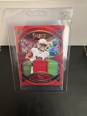 2024 Panini Select - Rookie Swatches Marvin Harrison Jr. #RS-MHJ Red Prizm (RC)