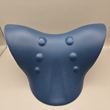 P.Health Blue Foam Neck Cloud Cervical Traction Pillow Stretcher Relaxer