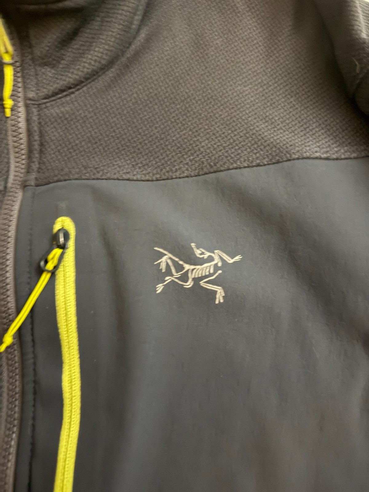Arcteryx Gamma MX Men’s MEDIUM M Polartec Jacket Full Zip Grey image 3