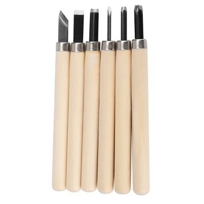 6x Wood Carving Knife Chisel Kit For Basic And Detailed Woodworking Hand Too SET