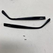 Maui Jim KALANI MJ 818-02X BLACK CLEAR TEMPLE ARM PARTS WITH SCREWS RZ62