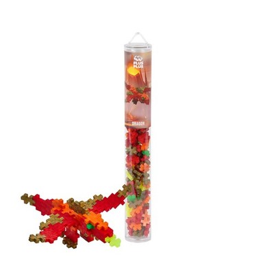 9604267 KreativBausteine Tube, Drache, Geniales Konstruktionsspielzeug, 100 T...
