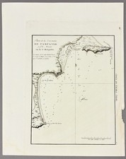 1818 Costa De Tierra Firme Antique Copper Engraving Plano de las Ensenadas de 1818 Costa De Tierra Firme Antique Copper Engraving Plano de las Ensenadas de - Image 1