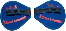 Squat Sponge Alligator Lifting Grip Pads Blue Powerlifting Gym Hand Protectors