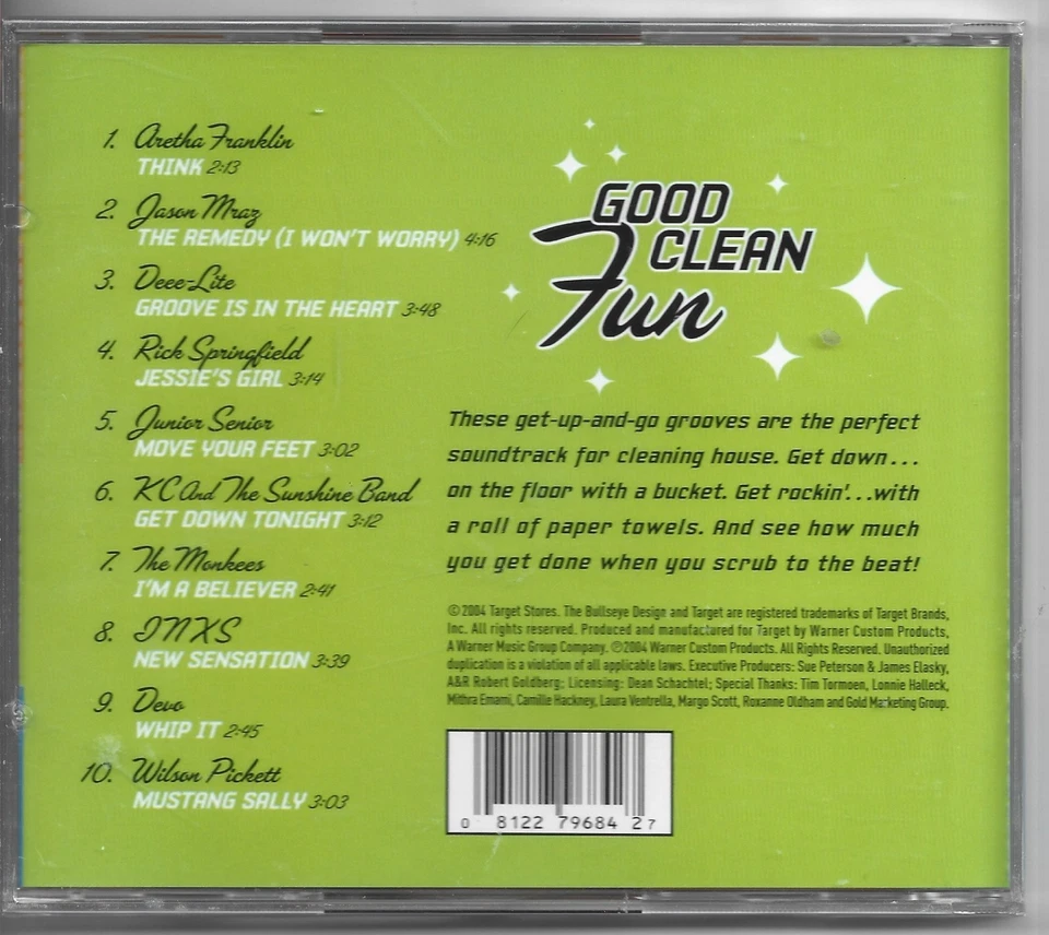 GOOD CLEAN FUN - INXS, ARETHA FRANKLIN, RICK SPRINGFIELD, WILSON PICKETT, MONKEE - Image 2 of 2