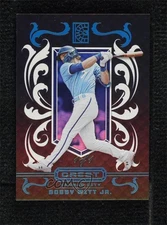 2022 Panini Capstone Crest Holo Platinum Blue 1/1 Bobby Witt Jr Rookie RC b4d