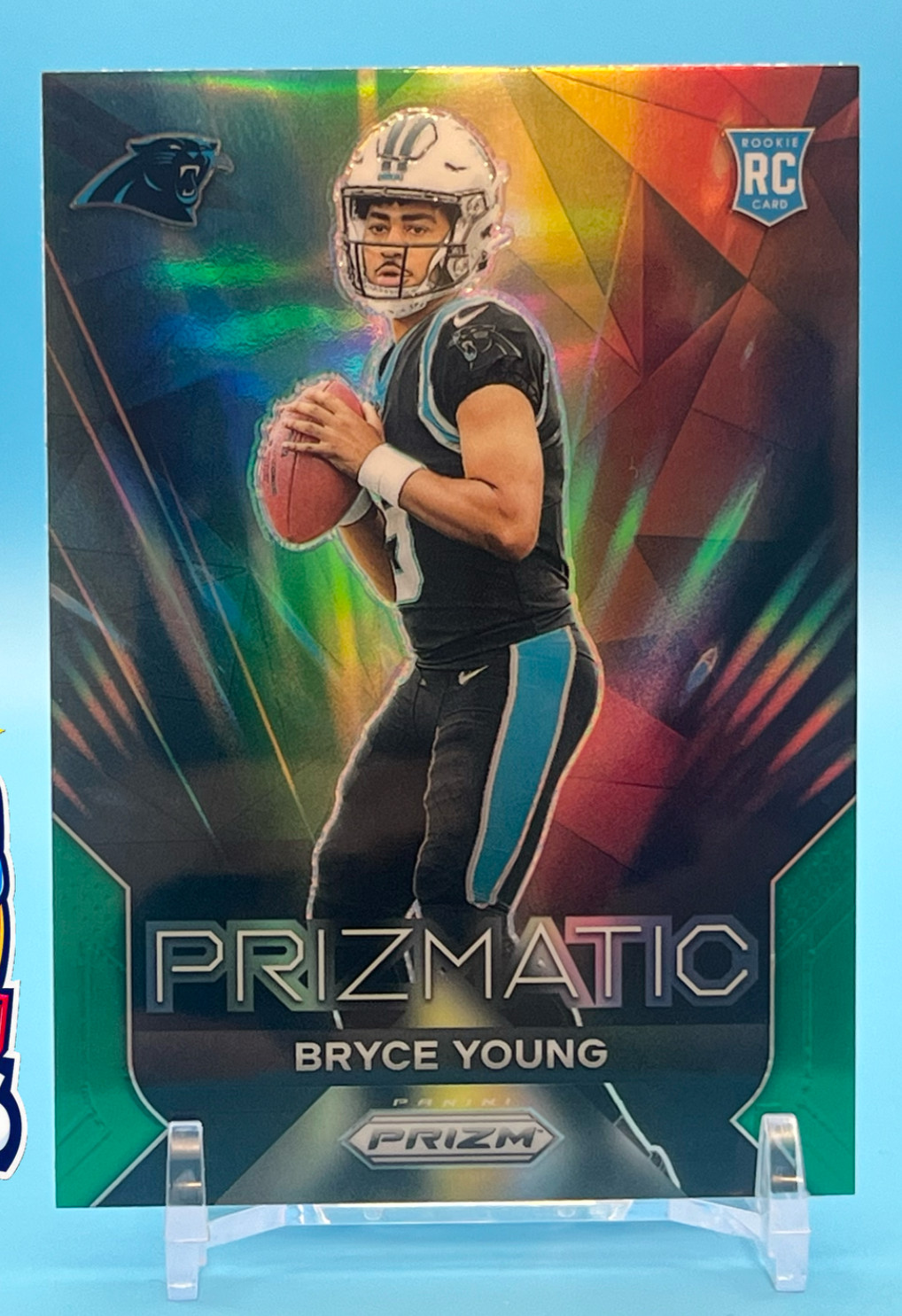 2023 Panini Prizm - Prizmatic Bryce Young #4 Green Prizm (RC)
