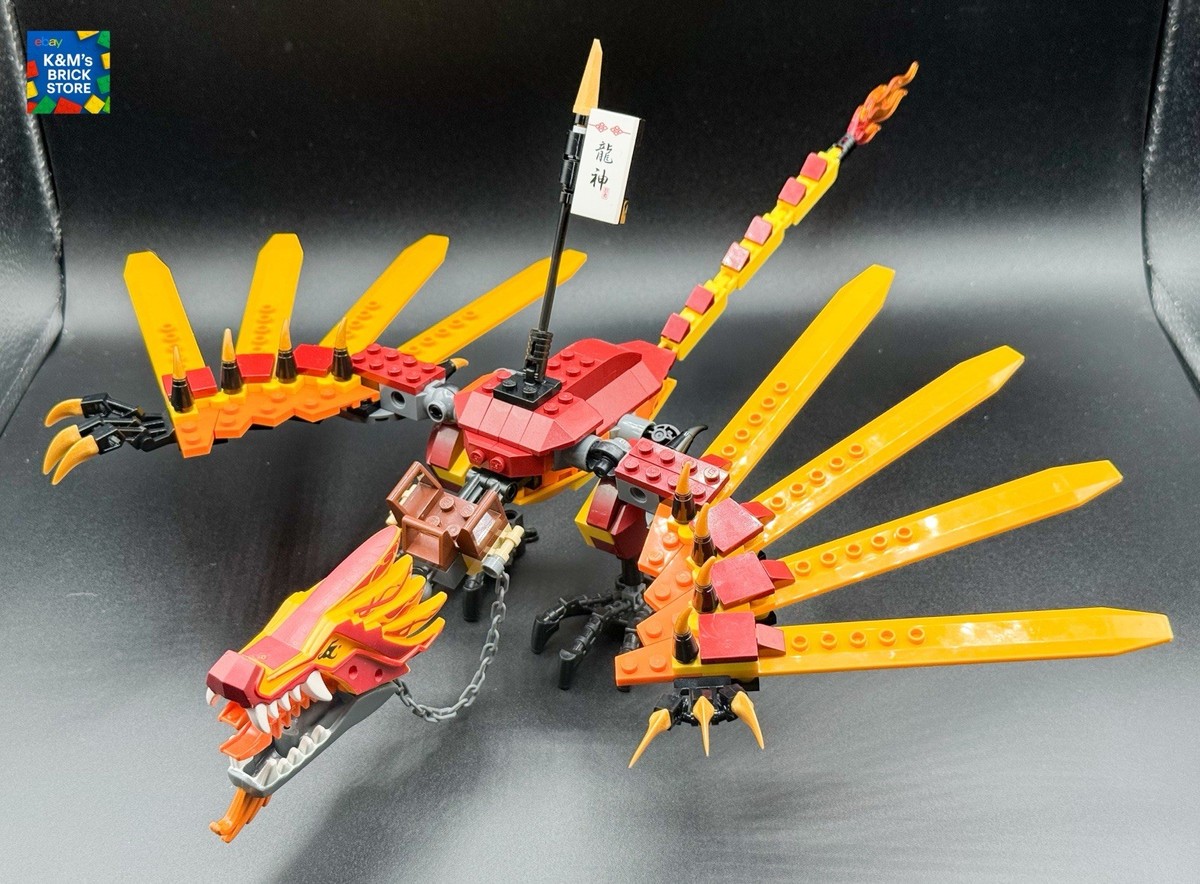 LEGO Ninjago: Fire Temple (2507) Fire Dragon ONLY Excellent
